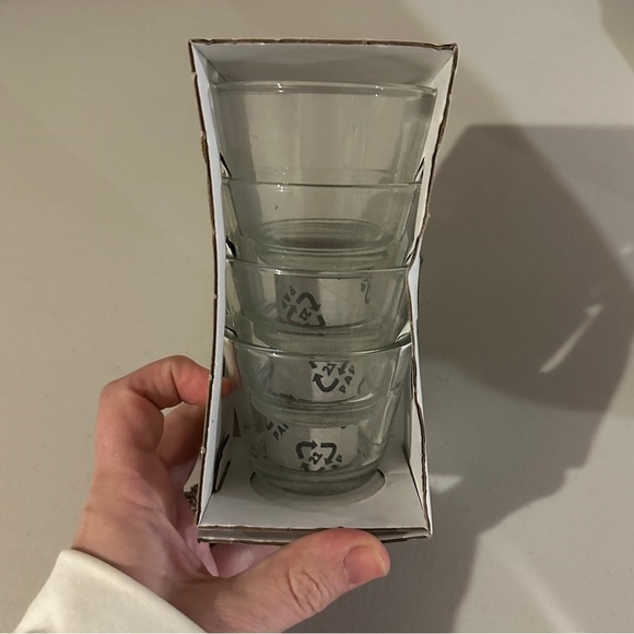 IKEA Galej Clear Glass Tea Light Holders Set of 8 - Picture 2 of 7